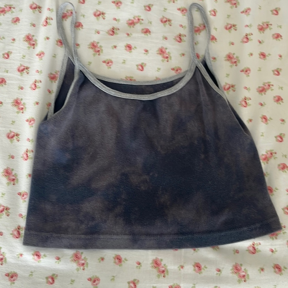 brandy tie-die tank